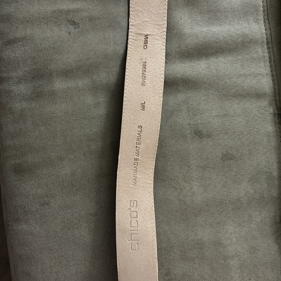 Women’s Chicos bronze metallic belt size M/L 41” long - Picture 8 of 10